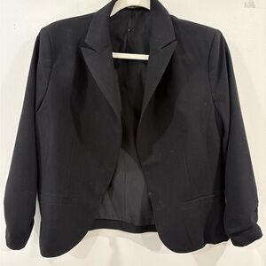 amanda & chelsea scrunched sleeve blazer
